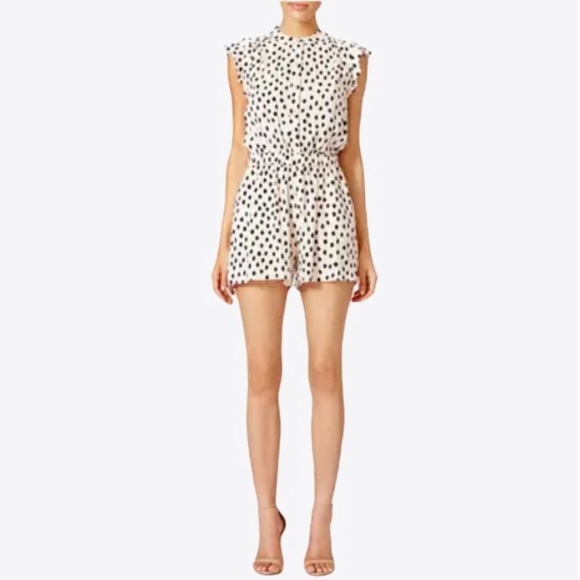 kate spade Pants - Kate Spade Leopard Dot Crepe Romper 2